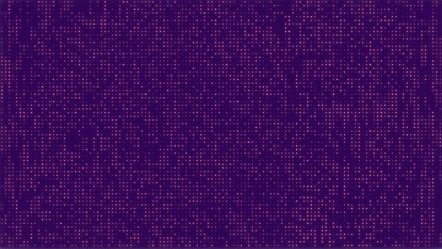 Digital Noise Grainy Purple Pixels Animated Background
