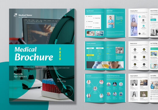 Medical Brochure Template Layout