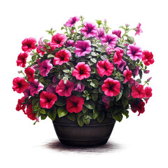 chrysanthemum in a pot