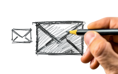 Hand Drawing a Webinar as a Lead Generation Tool for Business Growth Isolated on Transparent Background PNG