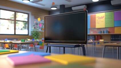 interior of a classroom