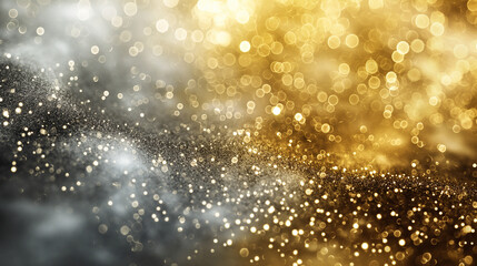 gold drops on the glass