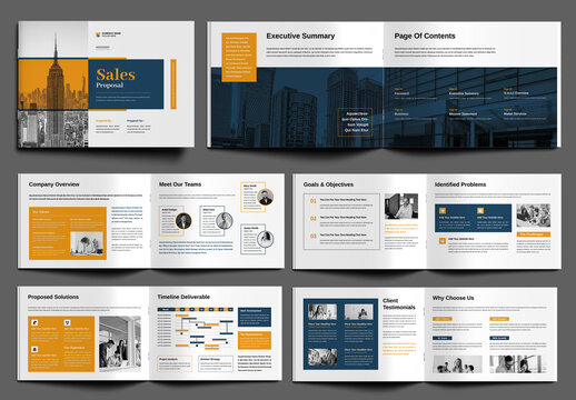 Sales Proposal Template Layout