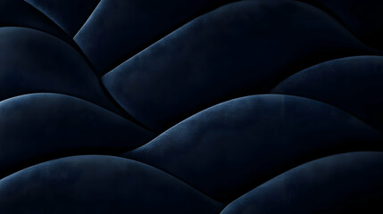 Obraz premium Abstract Blue Velvet Texture: Dark Background, Smooth Waves