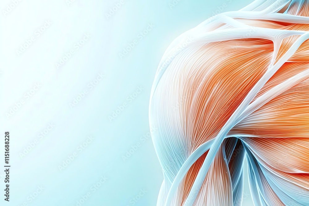 Poster abstract organic illustration with flowing lines and vibrant colors. perfect for creative projects n