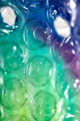 Abstract Bubble Wrap Colour Watercolour Rainbow Packaging Background