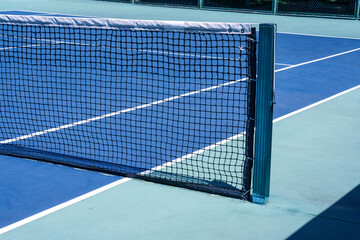 Outdoor tennis court in Deyang Gymnasium, Sichuan Province, China