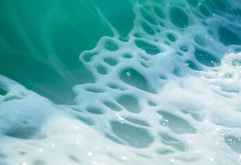 Naklejka premium bubbles in the sea