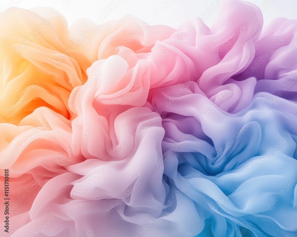 Aufkleber explore the mesmerizing abstract art where an artistic swirl of colors forms neuron shapes, showcasi