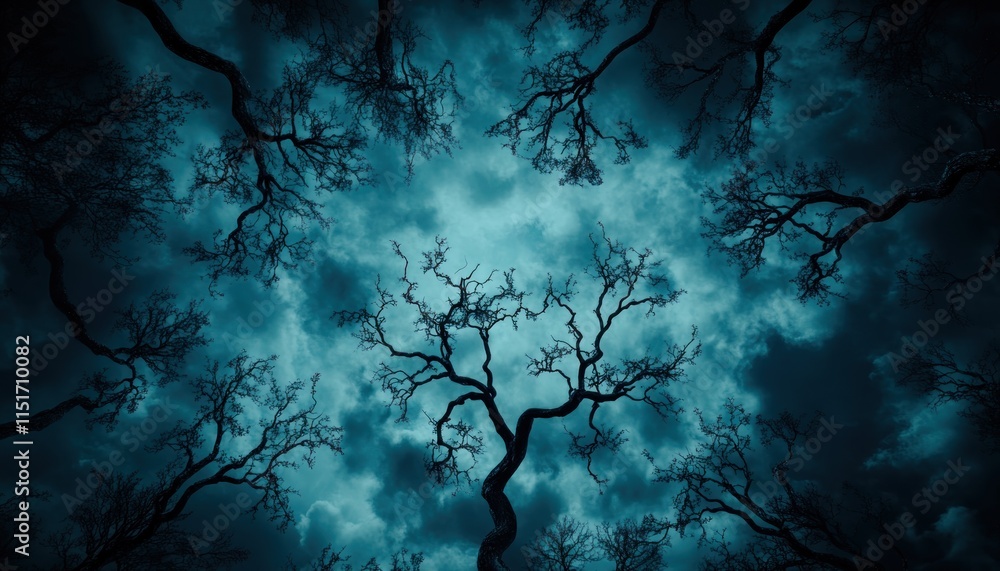 Poster explore the intricate network of life with a tree whose leaves are neurons, symbolizing cognitive pe