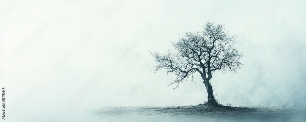 Poster explore this artistic diagram of a memory tree with fading leaves, a visual representation of the th