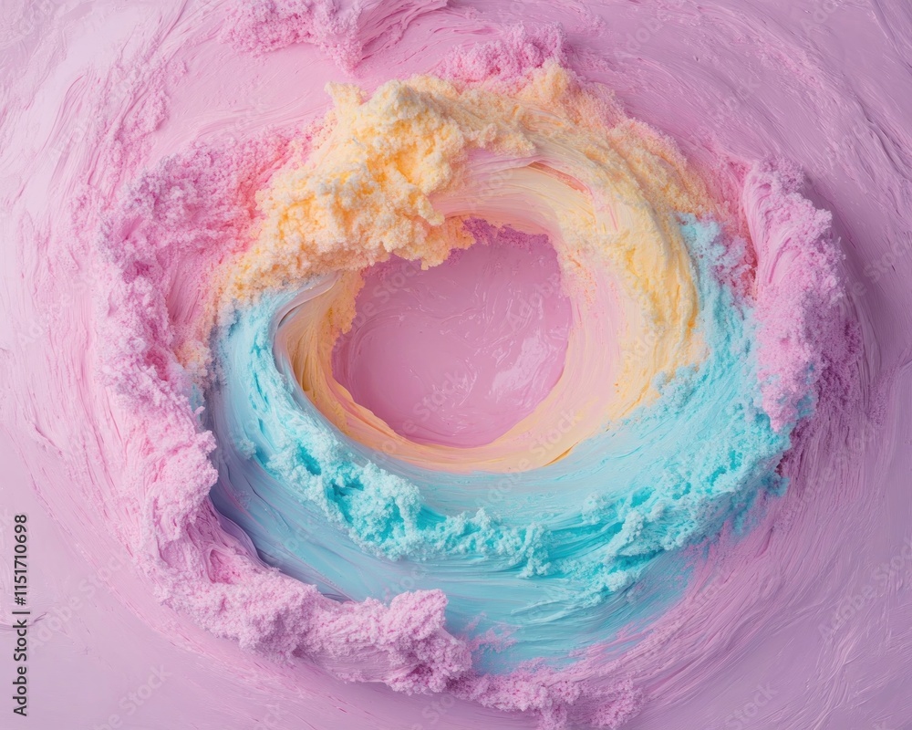 Aufkleber unleash the power of abstract thought with our artistic swirl of colors forming neuron shapes discov