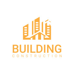 Fototapeta premium Real Estate vector house building construction Repair logo