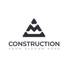 Real Estate vector house building construction Repair logo