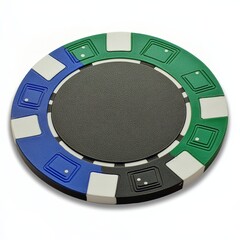 Naklejka premium Poker Chips: Casino Gaming, Gambling Accessories, Entertainment Industry, and Game Night Essentials