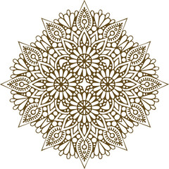 Beautiful flower art and mandala vector design