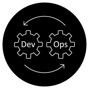 Devops icon, Accelerating Software Development with DevOps Practices, Transforming IT Operations Through DevOps Automation icons