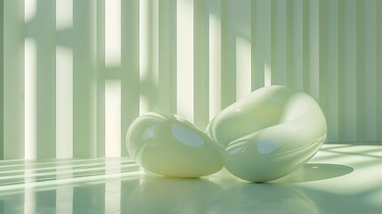 Graceful Green Glass Waves