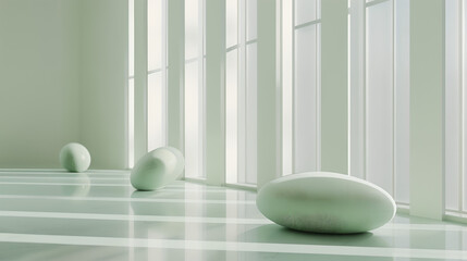 Graceful Green Glass Waves