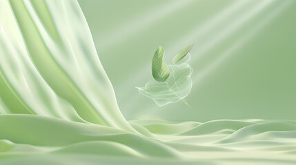 Graceful Green Glass Waves