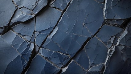 dark blue rock texture background, cracked layers of stone, natural surface. looking good for nature, geology.