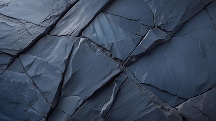 dark blue rock texture background, cracked layers of stone, natural surface. looking good for nature, geology.