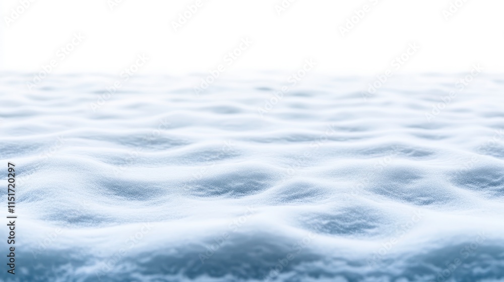 Poster a tranquil scene of gentle waves, creating a serene atmosphere with soft textures and a light color 