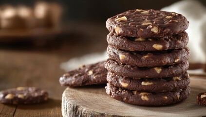 Chocolate Peanut Cookies