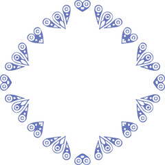 Beautiful flower art and mandala vector design