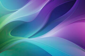 Vibrant swirls of color create a lively abstract design with shades of blue, purple, and green in a modern art style, created by ai generated