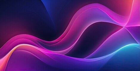 Colorful abstract waves create a dynamic movement in a vibrant background, created by ai generated