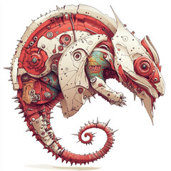Chameleon illustration