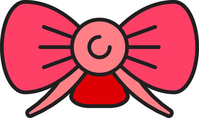 Decorative Bowtie Illustration
