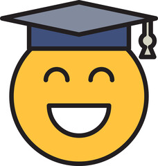 Smile Graduate Student Emoji
