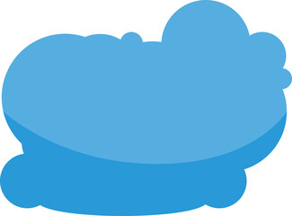 Blue Cloud Scape Illustration
