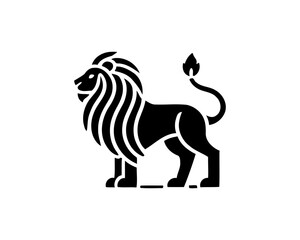 Lion Logo Design Icon Symbol Vector Template