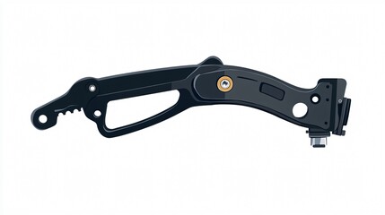 Fototapeta premium Emergency Brake and Handbrake Vector Isolated Illustration