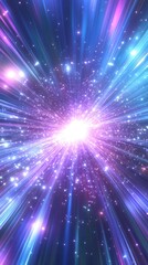 Abstract speed lines background, vector illustration, in the style of dark purple and blue color scheme