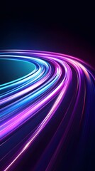 Abstract speed lines background, vector illustration, in the style of dark purple and blue color scheme