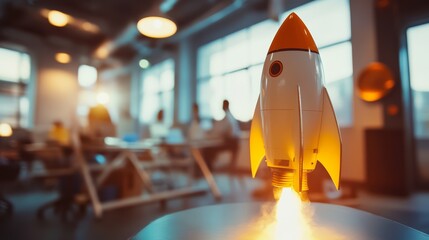 the excitement of a product launch or new office opening