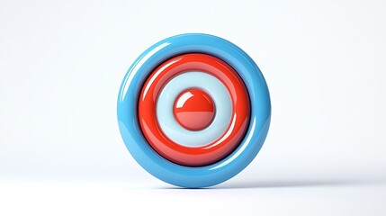 Archery target focus studio graphic design minimalist centered