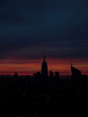 Abstract city skyline silhouette in silhouette style, buildings, skyline, silhouette, abstract, artistic