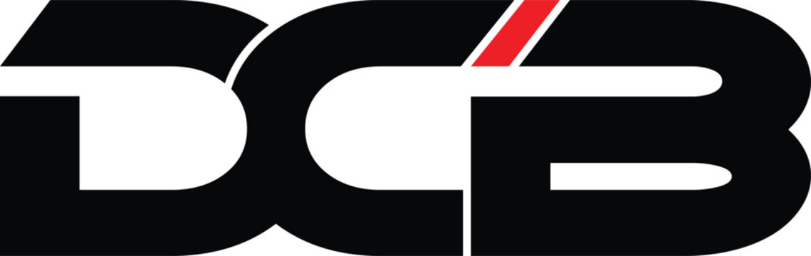  dcb icon DCB creative letter shield logo design vector icon illustration Modern  Letters Initial logo Vector Swoosh Red Blue DCB