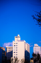 Blue sky and everyday life