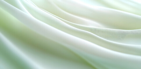 Obraz premium A close-up of soft, flowing fabric in gentle pastel colors.
