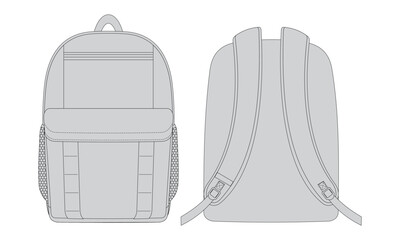 Backpack Vector Design