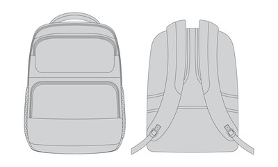 Backpack Vector Design