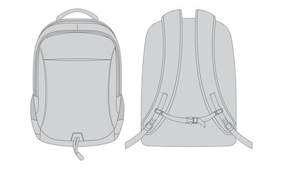 Backpack Vector Design