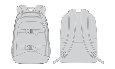 Backpack Vector Design
