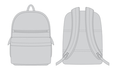 Backpack Vector Design